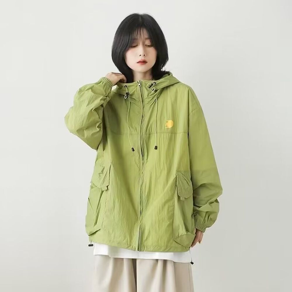 Workwear Thin Sun Protection Clothing Women's Breathable Light Jacket